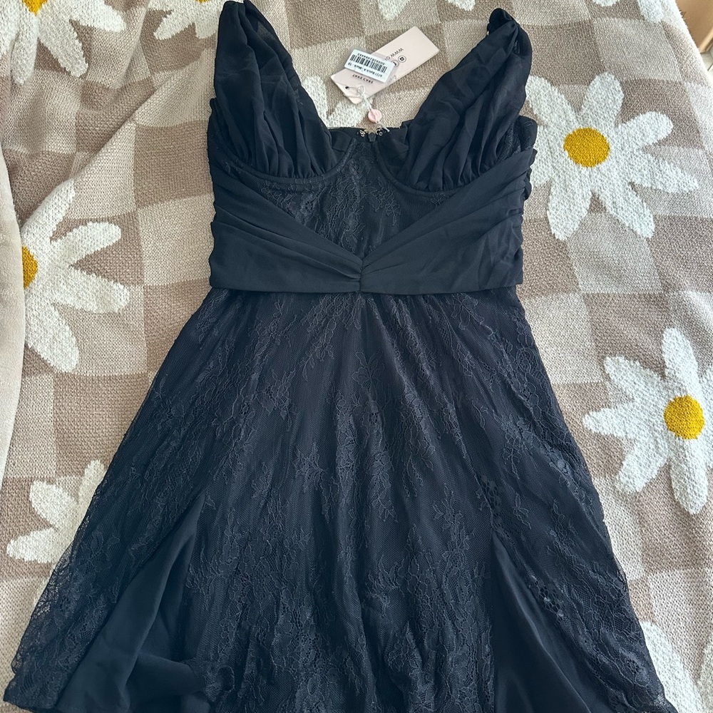 Manon Draped Bust A-Line Mini Dress
